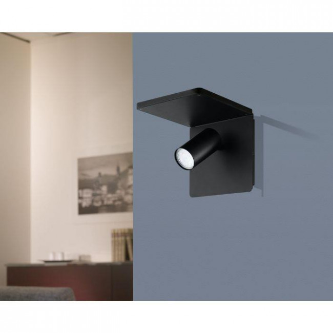 Απλίκα GU10 Μαύρο Με Wireless Φορτιστή Ciglie 98263 EGLO