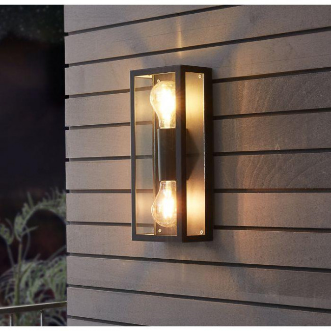 Απλίκα E27 Μαύρο Και Διάφανο Alamonte1 98273 EGLO