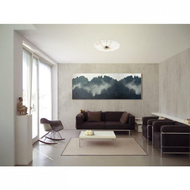 Πλαφονιέρα LED 30.8W 3000k Ασημί Και Λευκό Nieves 98326 EGLO
