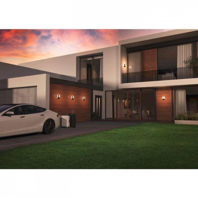 Απλίκα LED 10W 3000k Μαύρο Και Λευκό Με Αισθητήρα Κίνησης Riforano 98726 EGLO