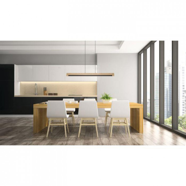 Φωτιστικό LED 25.5W 3000k Ξύλο Και Μαύρο Camacho 99293 EGLO