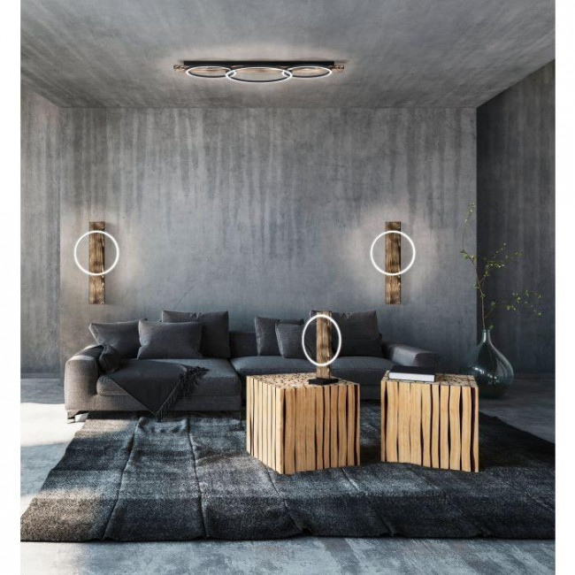 Φωτιστικό LED 36W 3000k Μαύρο Και Καφέ Boyal 99413 EGLO