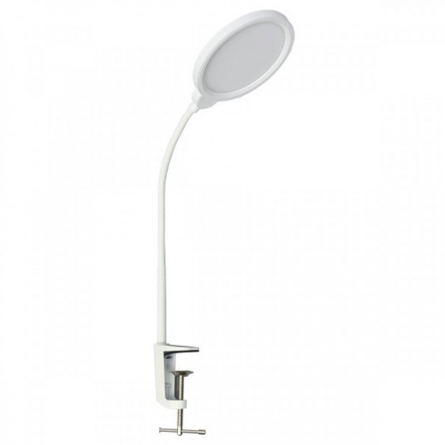 Φωτιστικό Γραφείου LED 10W 3000Κ-6000K Λευκό Με Μέγγενη 6702 SPOTLIGHT