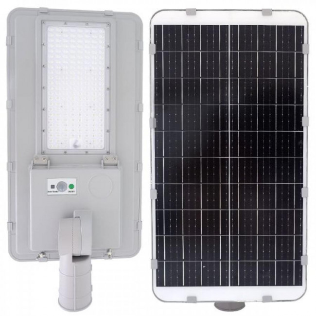 Φωτιστικό Οδικού Φωτισμού LED 200W 6000k Γκρί Με Φωτοβολταϊκό 6789 SPOTLIGHT