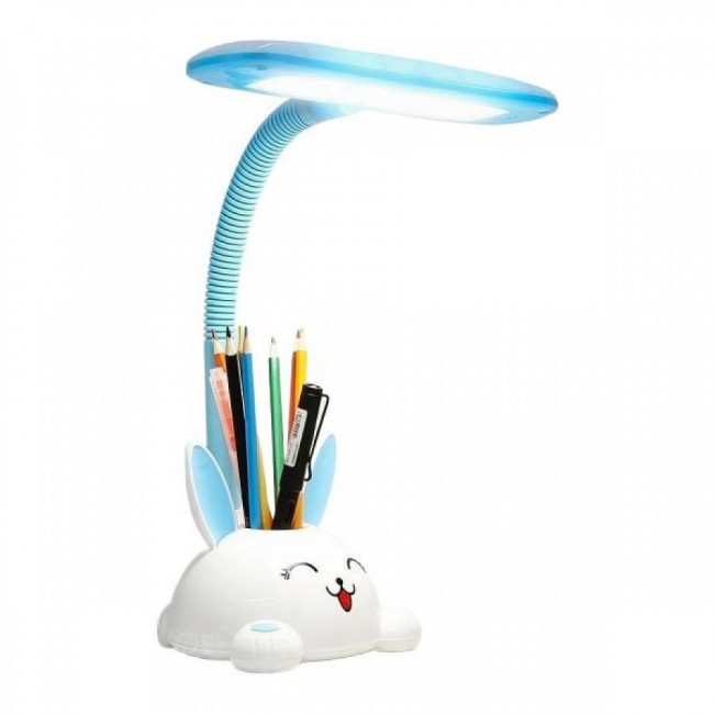 Φωτιστικό Γραφείου Παιδικό LED 5W 3000K-6000K Λευκό Και Γαλάζιο 6908 SPOTLIGHT