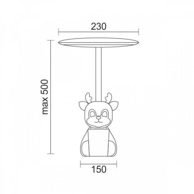 Φωτιστικό Γραφείου Παιδικό LED 5W 3000K-6000K Λευκό Και Γαλάζιο 6910 SPOTLIGHT