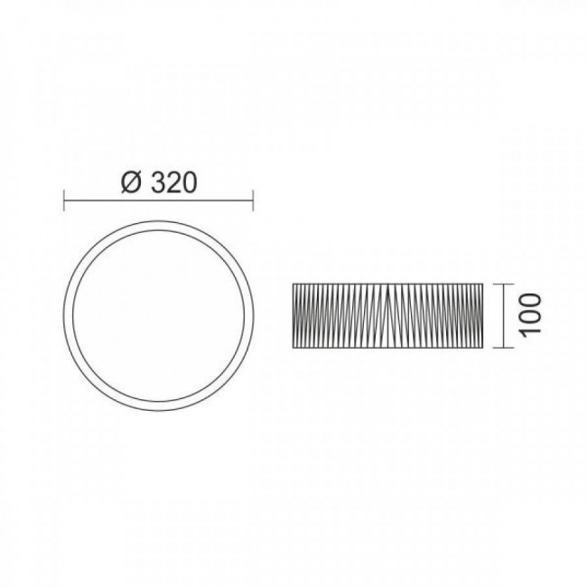 Πλαφονιέρα LED 18W 3000k-6000k Λευκό 6983 SPOTLIGHT