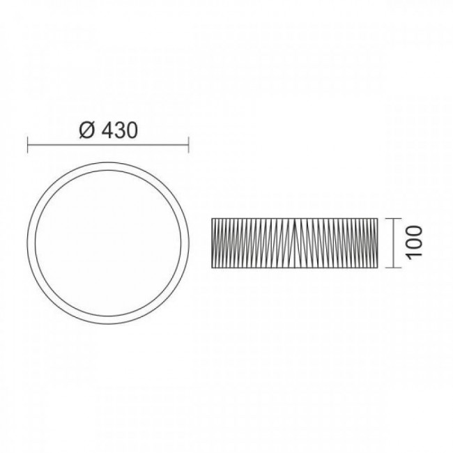 Πλαφονιέρα LED 27W 3000k-6000k Λευκό 6986 SPOTLIGHT