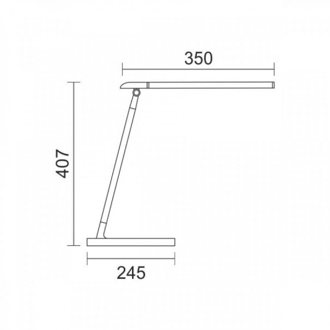 Φωτιστικό Γραφείου LED 7.5W 4000K Ασημί 7062 SPOTLIGHT