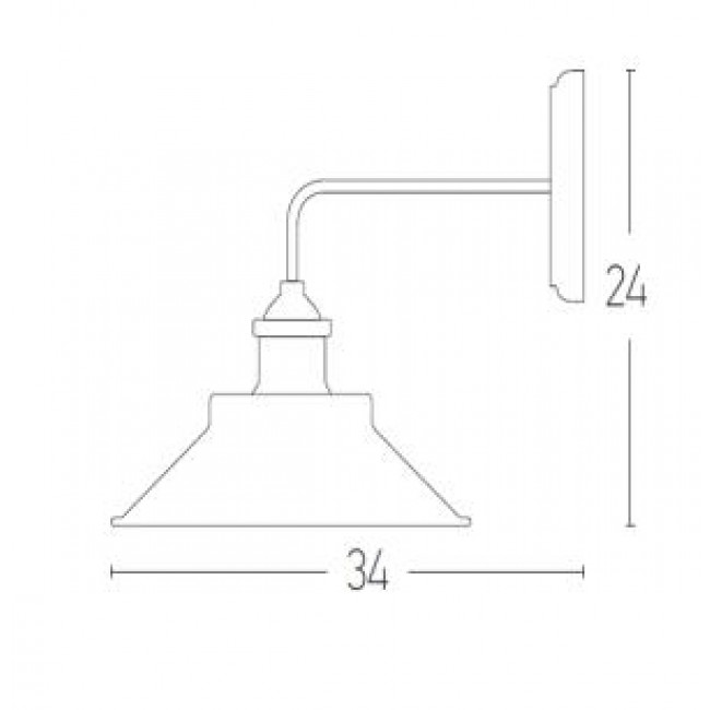 Απλίκα E27 Μαύρο Και Μπρονζέ 1465 ZAMBELIS