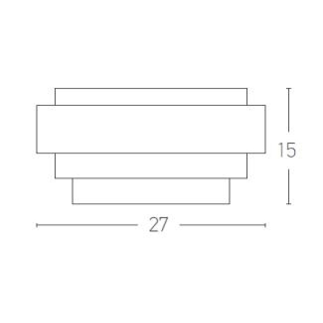 Απλίκα E27 Λευκό 16158 ZAMBELIS