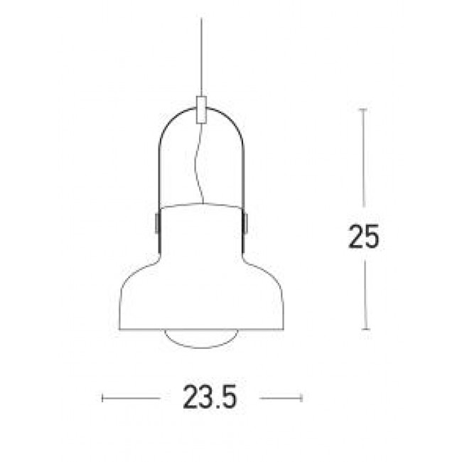 Φωτιστικό Μονόφωτο E27 Μαύρο 18191 ZAMBELIS