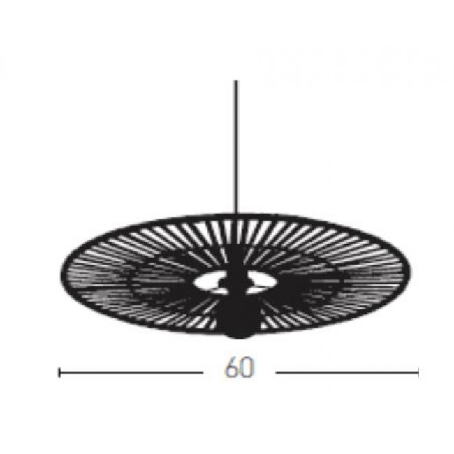 Φωτιστικό Μονόφωτο Ε27 Από Μπαμπού 19104 ZAMBELIS