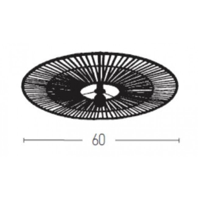 Απλίκα E27 Μαύρο Και Μπαμπού 19252 ZAMBELIS