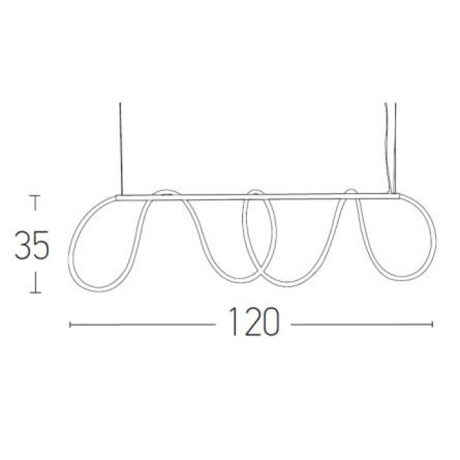 Φωτιστικό LED 60W 3000k Χρυσό 19254 ZAMBELIS
