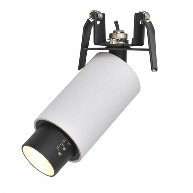 Σπότ Χωνευτό LED 11W 3000k Λευκό Και Μαύρο 1928 ZAMBELIS