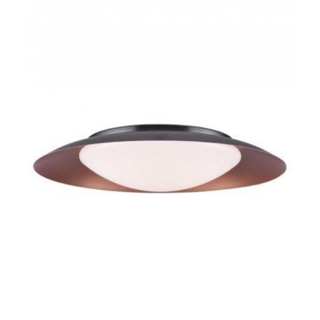 Πλαφονιέρα LED 28W 3000k Μαύρο Και Χαλκός 1959 ZAMBELIS