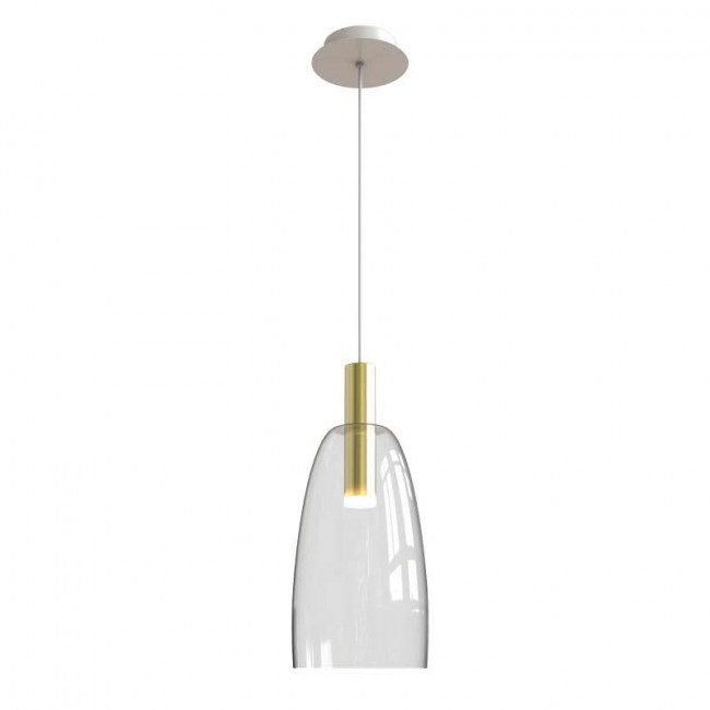 Φωτιστικό LED 5W 3000k Διάφανο Καί Χρυσό 1966 ZAMBELIS