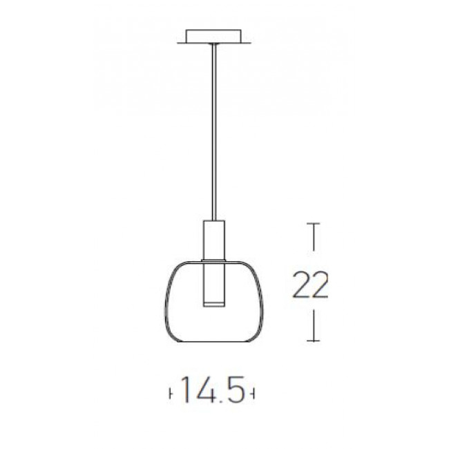 Φωτιστικό LED 5W 3000k Διάφανο Και Χρυσό 1968 ZAMBELIS
