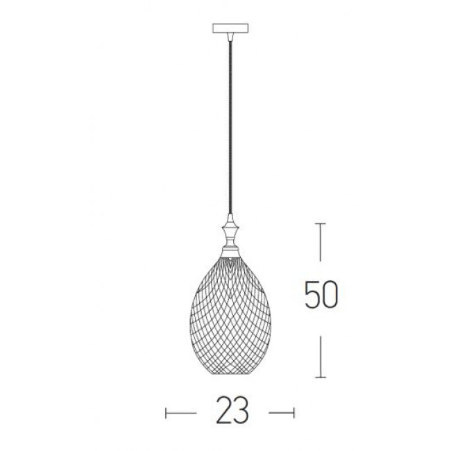 Φωτιστικό Μονόφωτο E27 Φυμέ 1986 ZAMBELIS
