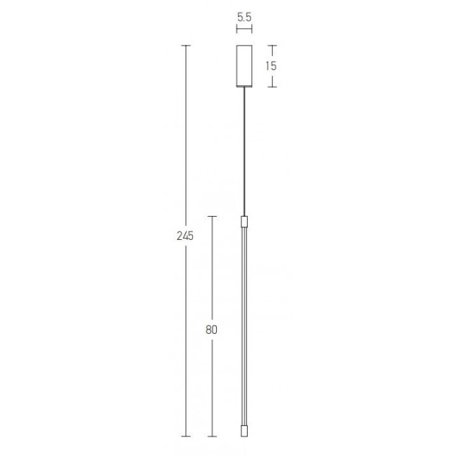 Φωτιστικό LED 12W 3000k Μαύρο 20121 ZAMBELIS