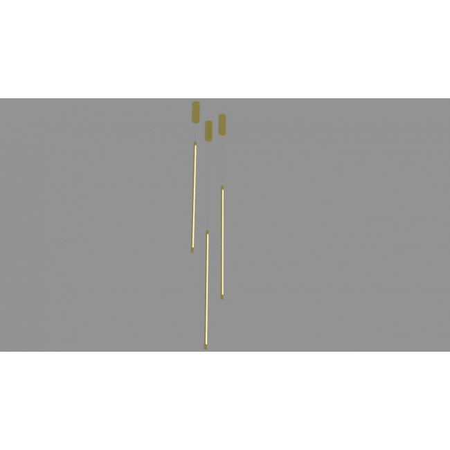 Φωτιστικό LED 12W 3000k Χρυσό 20122 ZAMBELIS