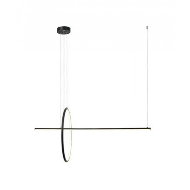 Φωτιστικό LED 48W 3000K Μαύρο 20128 ZAMBELIS