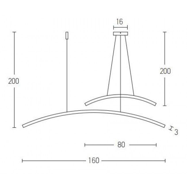 Φωτιστικό LED 48W 3000k Λευκό 20129 ZAMBELIS