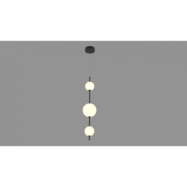 Φωτιστικό LED 12W 3000k Μαύρο 20132 ZAMBELIS