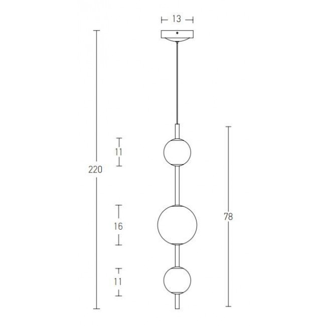 Φωτιστικό LED 12W 3000k Μαύρο 20132 ZAMBELIS