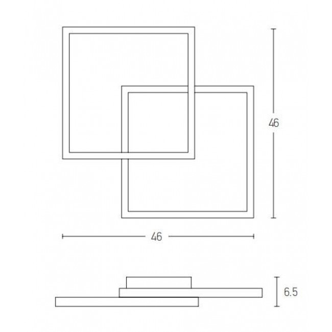 Φωτιστικό LED 25W 3000k Χρυσό 2028 ZAMBELIS