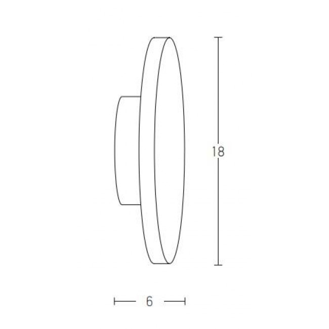 Απλίκα LED 6W 3000k Ορείχαλκος 20349 ZAMBELIS