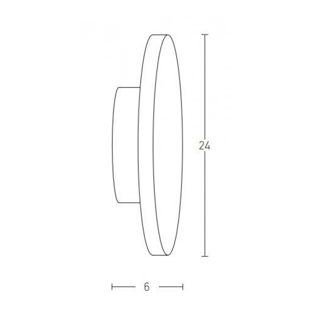 Απλίκα LED 10W 3000k Ορείχαλκος 20350 ZAMBELIS