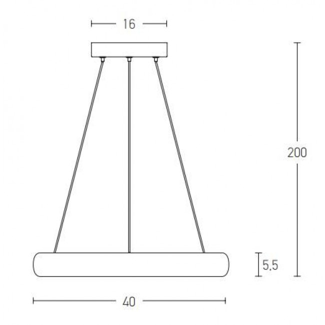 Φωτιστικό LED 30W 3000k Λευκό 2045 ZAMBELIS