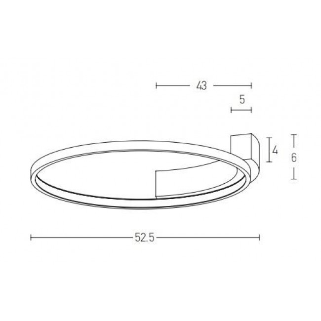 Φωτιστικό LED 31W 3000k Μαυρό 2076 ZAMBELIS