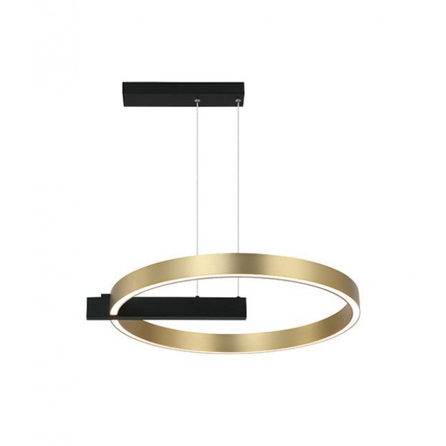 Φωτιστικό LED 41W 3000k Μαύρο Και Χρυσό 22011 ZAMBELIS