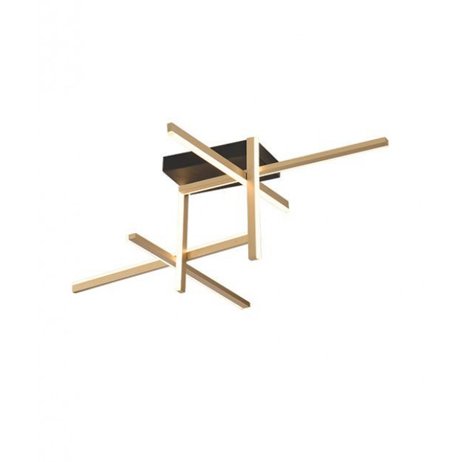 Φωτιστικό LED 46W 3000k Χρυσό Και Μαύρο 22026 ZAMBELIS