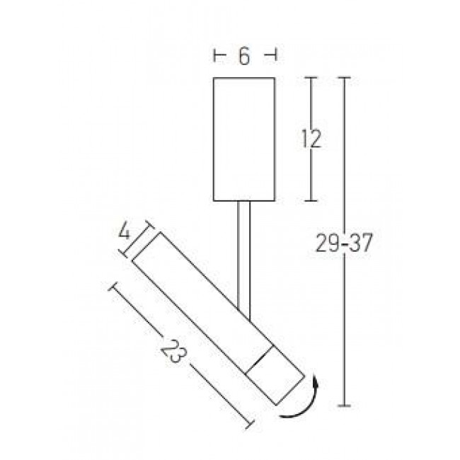 Σποτ Οροφής LED 4W 3000k Μαύρο Και Χρυσό 22028 ZAMBELIS