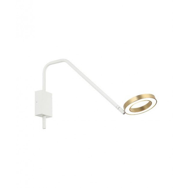 Απλίκα LED 7W 3000k Λευκό Και Χρυσό 22043 ZAMBELIS