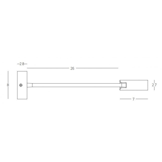 Σποτ Επίτοιχο LED 3W 3000K Μαύρο 22049 ZAMBELIS