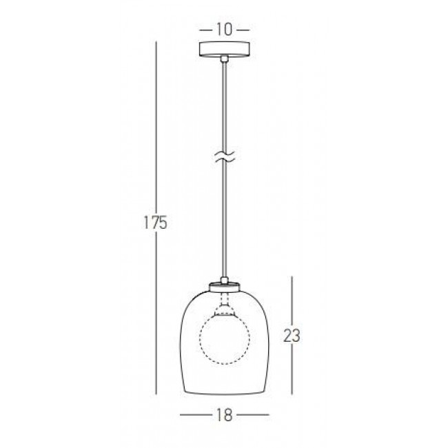 Φωτιστικό Μονόφωτο G9 Μαύρο Και Διάφανο 22051 ZAMBELIS
