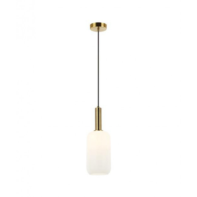 Φωτιστικό Μονόφωτο E27 Λευκό Και Χρυσό 22070 ZAMBELIS