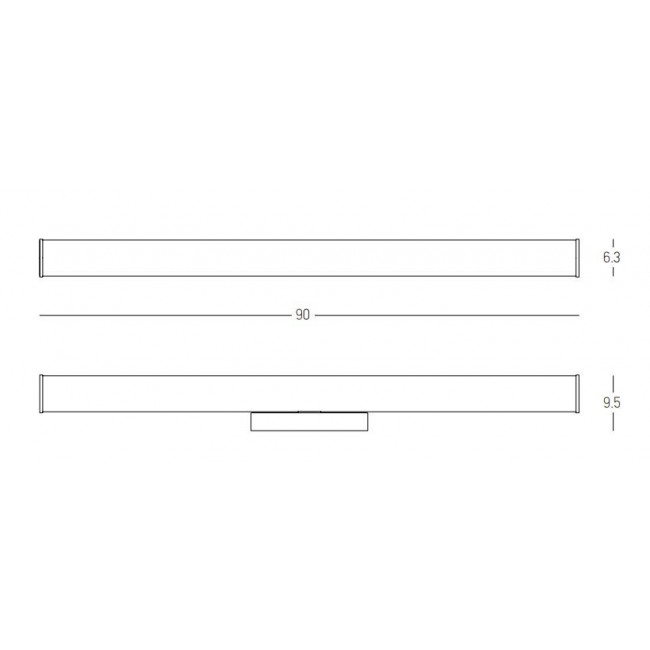 Απλίκα Μπάνιου LED 21W 3000k Χρώμιο 22086 ZAMBELIS