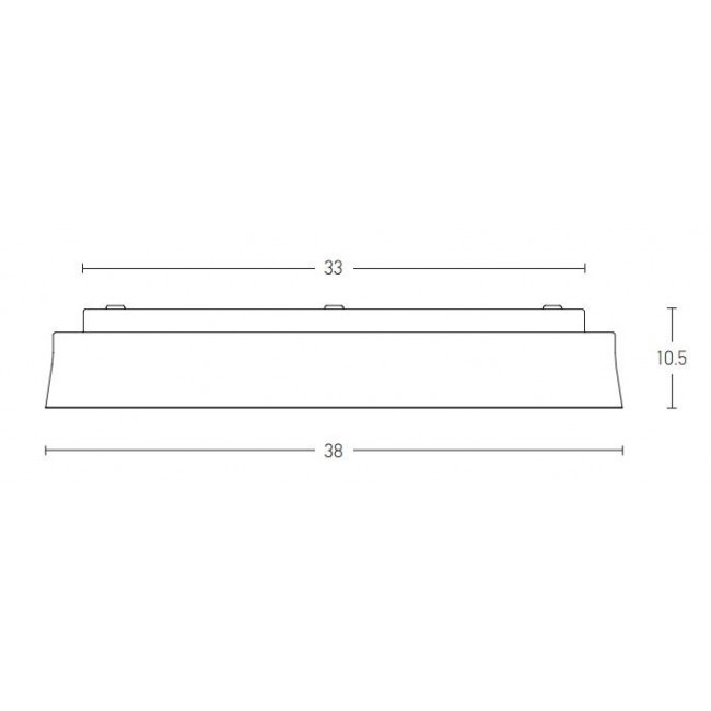 Πλαφονιέρα LED 20W 3000k Λευκό 22127 ZAMBELIS