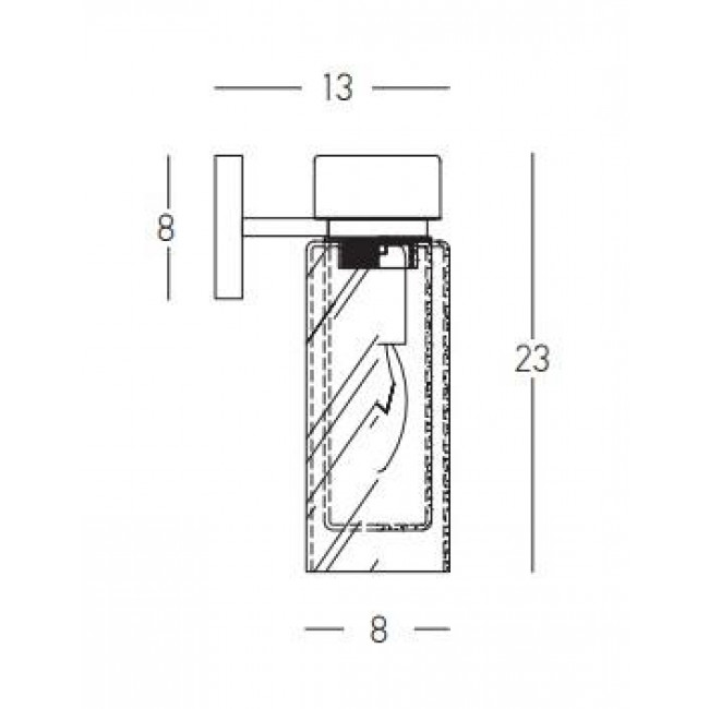 Απλίκα E14 Μαύρο Και Ορείχαλκος 22135 ZAMBELIS