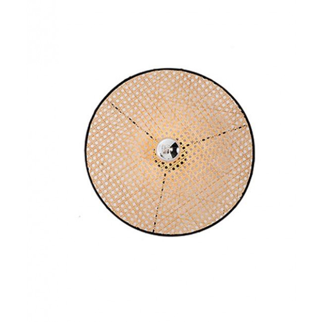 Απλίκα E27 Μαύρο Και Φυσικό 22174 ZAMBELIS