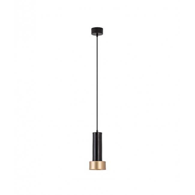 Φωτιστικό Μονόφωτο GU10 Μαύρο Και Χρυσό 22185 ZAMBELIS