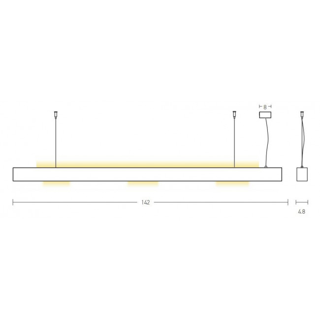 Φωτιστικό LED 54W 3000k Μπρονζέ Και Χρυσό 22208 ZAMBELIS