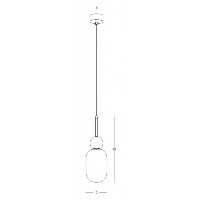 Φωτιστικό Μονόφωτο E27 Μαύρο Και Χρυσό 22215 ZAMBELIS