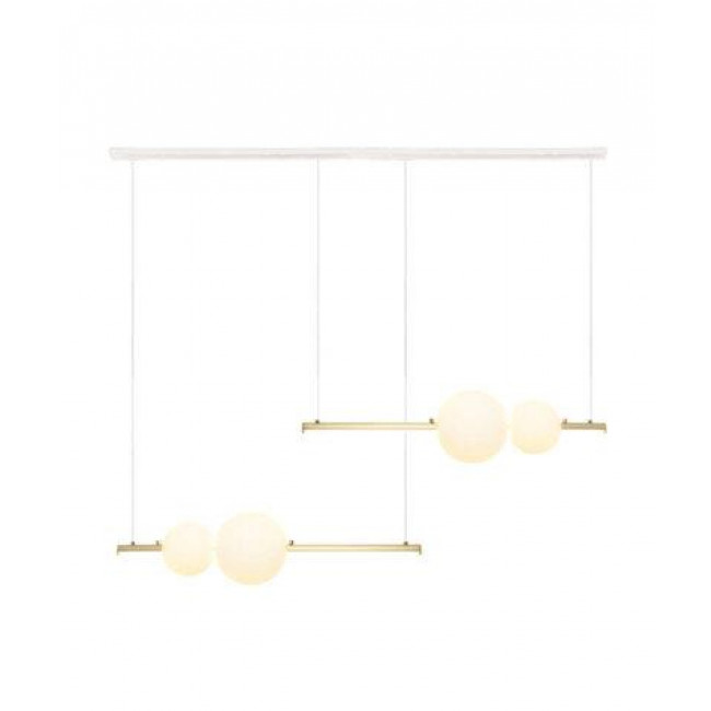 Φωτιστικό LED 22W 3000k Χρυσό Και Λευκό 22235 ZAMBELIS